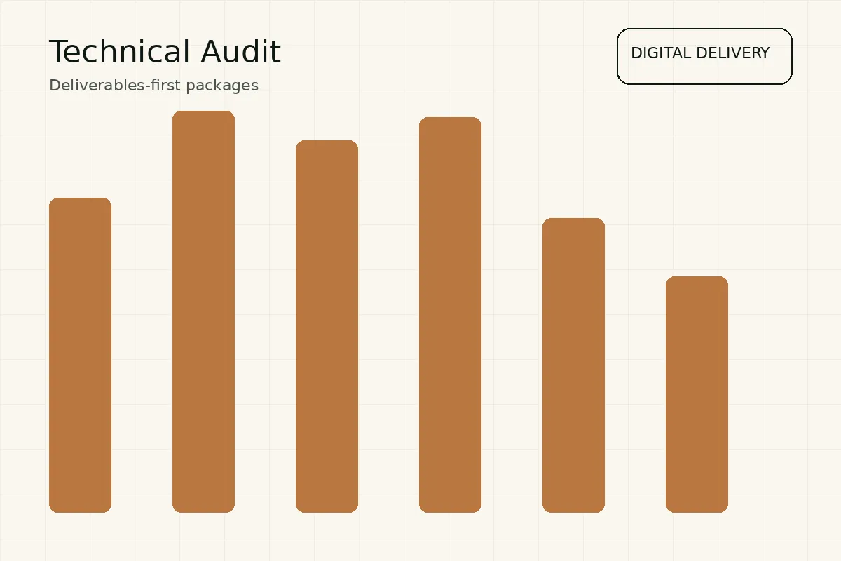 Technical SEO audit deliverables preview